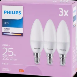 Philips Ampoules LED bougie 2.8 watt 250 lm | Action FR Clearance