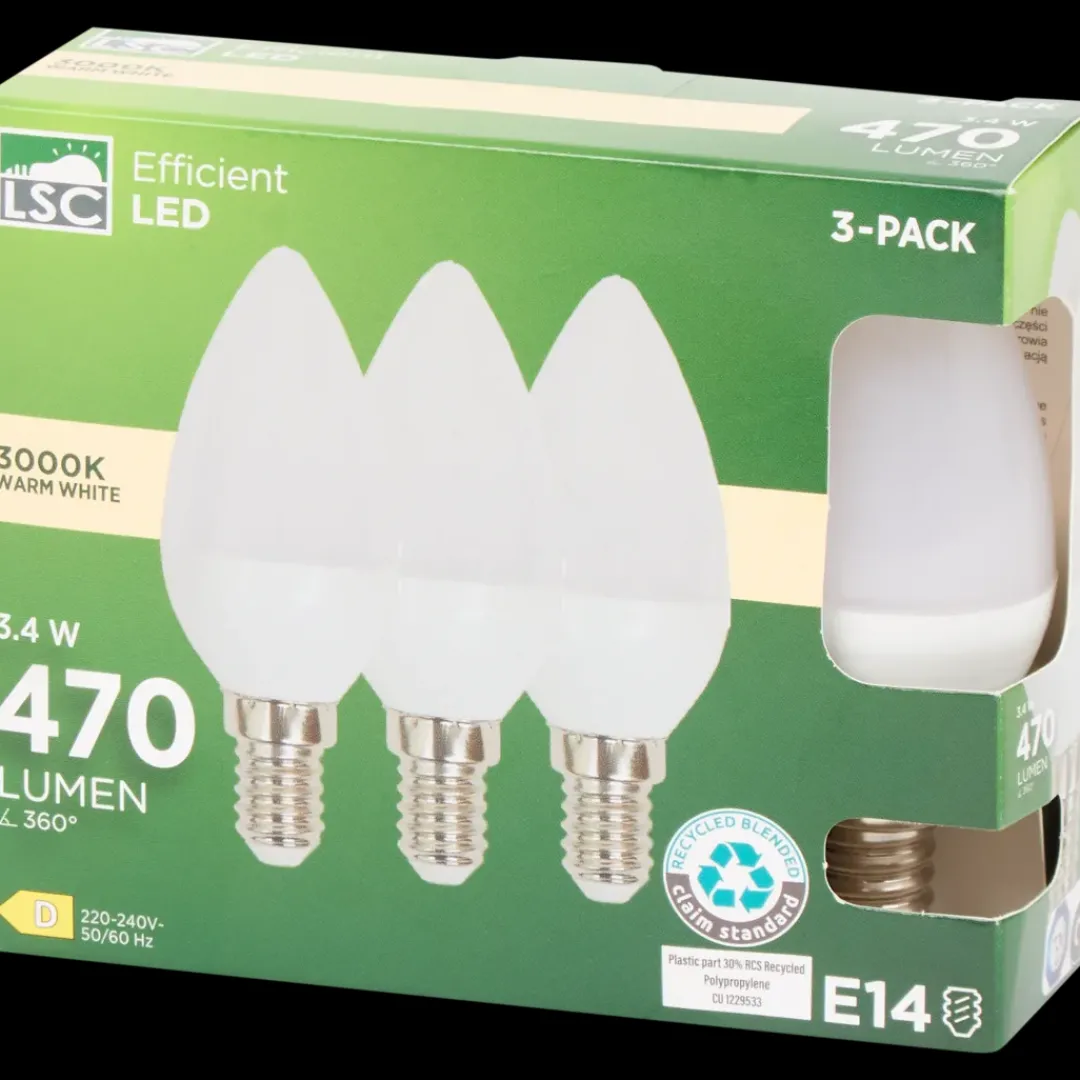LSC Ampoules LED 3.4 watt 470 lm | Action FR New