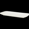 Assiette rectangulaire Blanc | Action FR Clearance