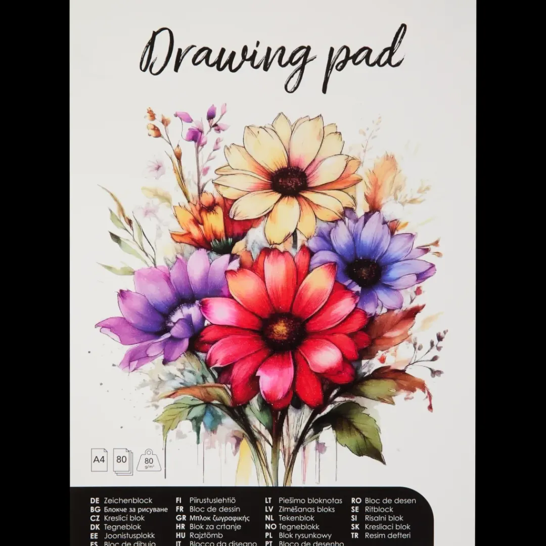 Bloc de papier à dessin A4 | Action FR Online