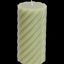 Bougie cylindrique cannelée | Action FR Discount