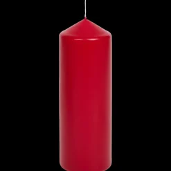 Bougie cylindrique Rouge Rouge | Action FR Outlet
