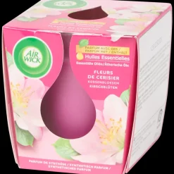 Bougie parfumée Air Wick Fleur de cerisier Rouge | Action FR New