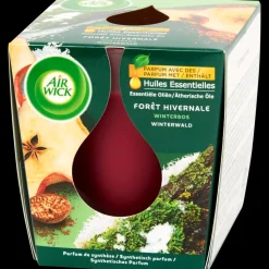 Air Wick Bougie parfumée Forêt hivernale Rouge | Action FR Outlet