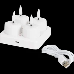 Bougies chauffe-plats LED Blanc Blanc | Action FR Sale