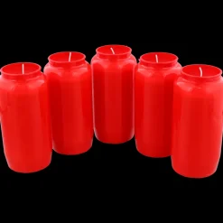 Bougies funéraires rouges Rouge | Action FR Clearance