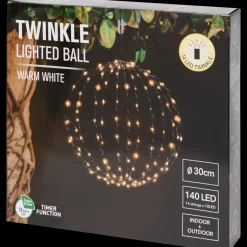 Boule lumineuse blanc chaud | Action FR Outlet