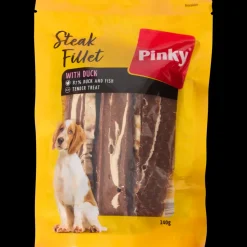 Bâtonnets à mâcher pour chien Pinky Steak Fillets | Action FR Outlet
