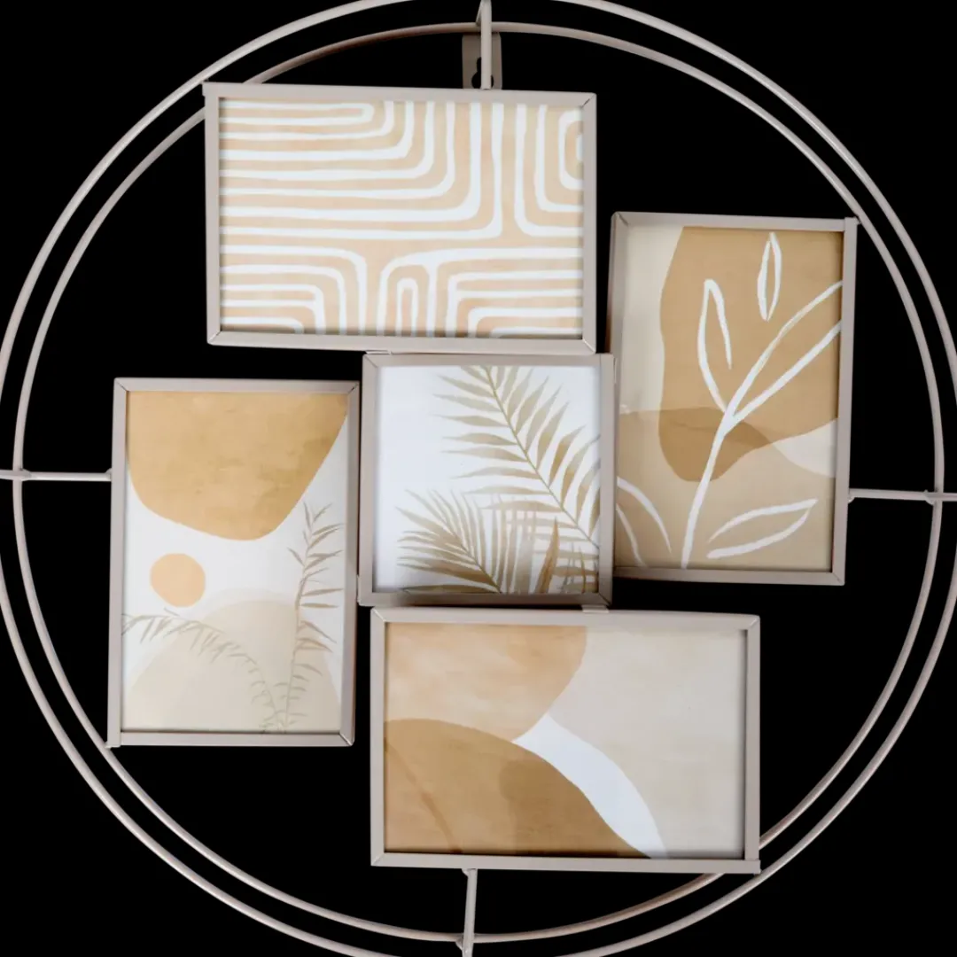 Cadre pêle-mêle en métal Ø 38 cm | Action FR Online