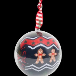 Chaussettes de Noël dans une boule de Noël | Action FR Discount