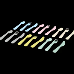 Couverts en plastique Multicolor 18 Pièces | Action FR Online