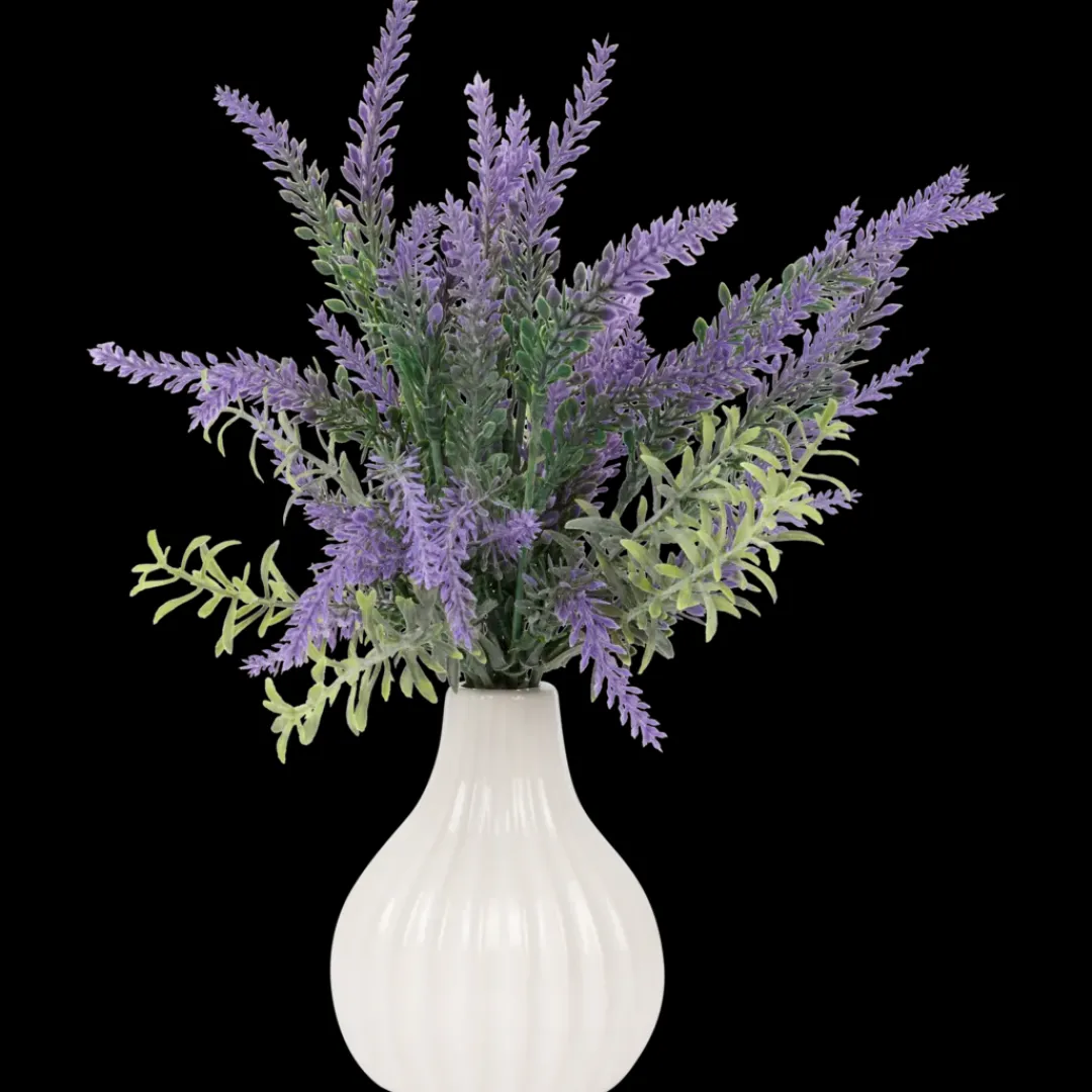 Fleurs artificielles dans un vase | Action FR Outlet