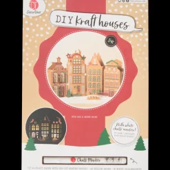 Kit maisons d'hiver en kraft DécoTime | Action FR