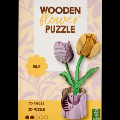 Kit puzzle 3D fleurs en bois Súprava na vytvorenie drevených kvetov | Action FR Best
