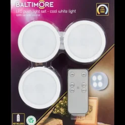Baltimore Lampes pression avec télécommande | Action FR Discount