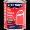 Spectrum Laque satinée pour bois 2-en-1 Rouge anglais Rouge 750 ml | Action FR Hot