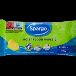 Spargo Lingettes humides pour sols Citron | Action FR Discount