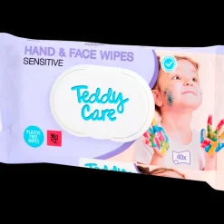 Teddy Care Lingettes nettoyantes mains et visage Sensitive 40 Pièces | Action FR