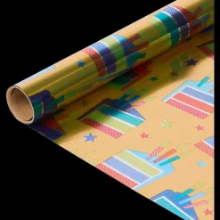 Papier cadeau métallisé | Action FR Clearance
