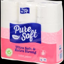 Pure Soft Papier toilette Ultra Doux & Ultra Résistant 9 Pièces | Action FR Best