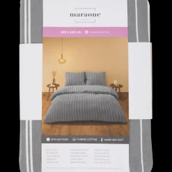 Parure de lit en flanelle 240 x 220 cm | Action FR Online