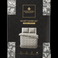 Hotel Royal Parure de lit en satin 200 x 220 cm | Action FR Clearance