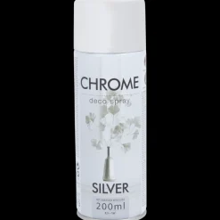 Peinture en aérosol chromée Argent Silver 200 ml | Action FR Outlet