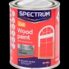 Spectrum Peinture laque satinée pour bois 2-en-1 Anthracite Gris 750 ml | Action FR Clearance
