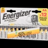 Energizer Piles Alkaline Power AA 12 Pièces | Action FR New