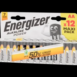 Energizer Piles Alkaline Power AA 12 Pièces | Action FR New