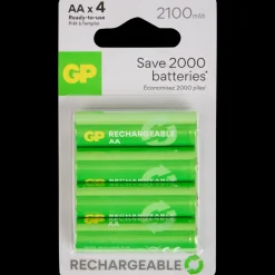 Piles rechargeables GP AA 4 Pièces | Action FR Online