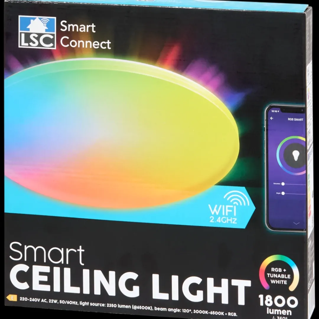 LSC Smart Connect Plafonnier 19 watt 1800 lm | Action FR