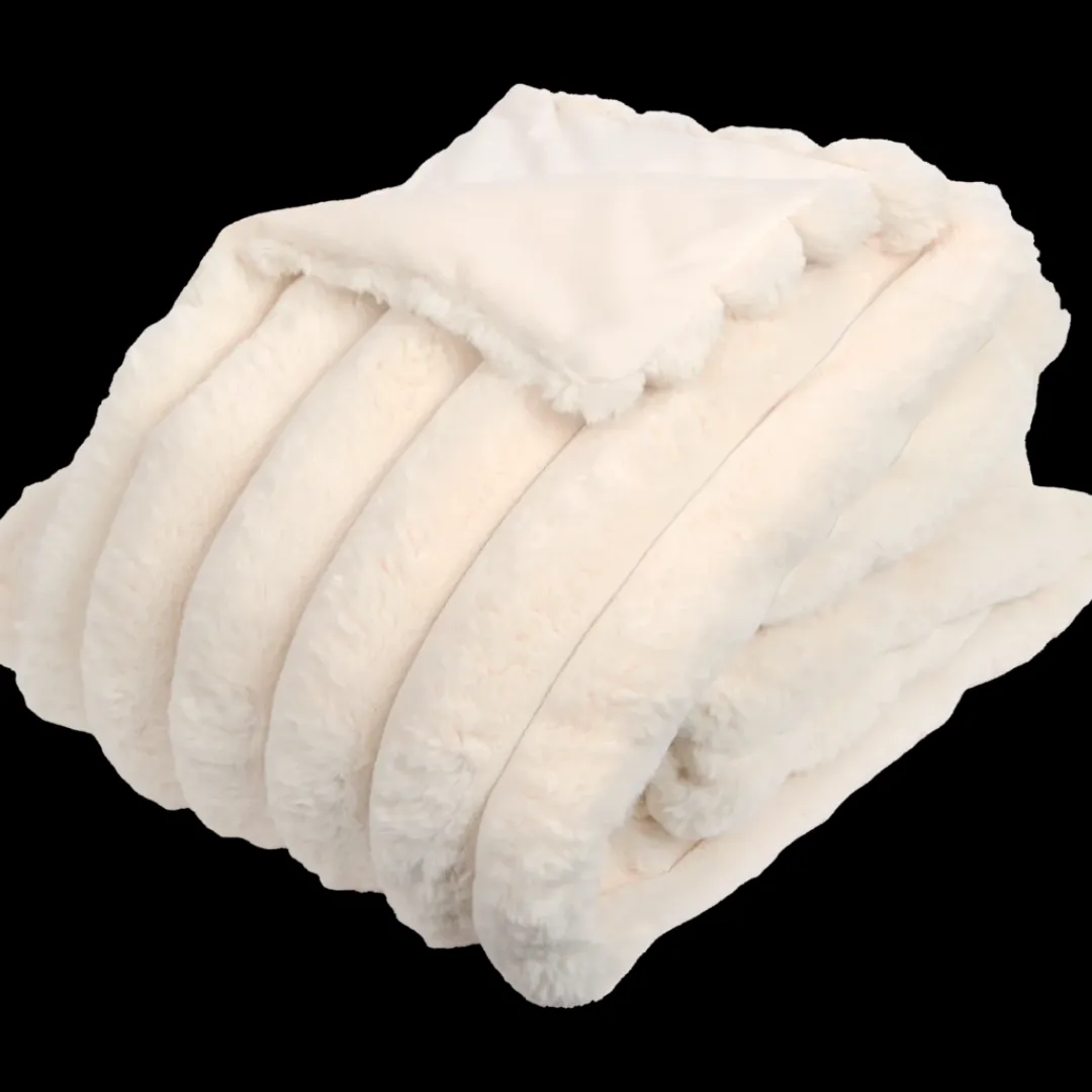 Plaid en fausse fourrure | Action FR Outlet