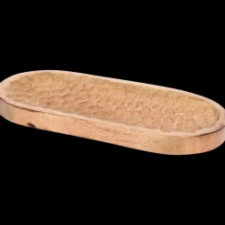 Plat décoratif en manguier Seasons & Style Brun | Action FR Online