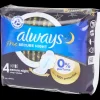 Always Serviettes hygiéniques Free Secure Night 6 Pièces | Action FR